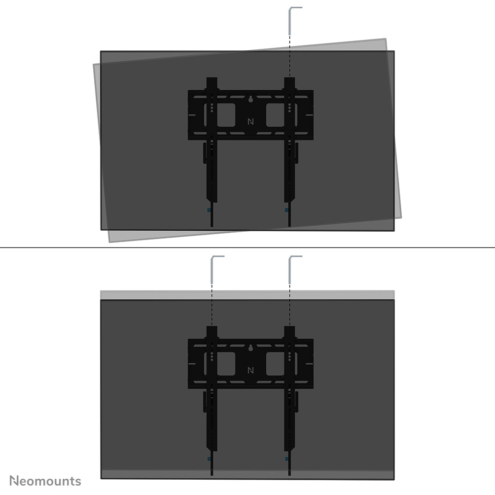 Neomounts WL30-750BL14 Heavy duty wall mount 42-75" - fixed - lockable - fast