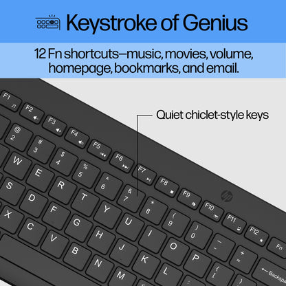 HP 330 Combination Wireless Keyboard & Mouse Combo