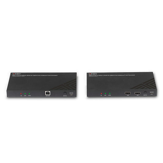 Lindy 100m Cat.6 HDMI 4K60, Audio, IR and RS-232 HDBaseT KVM Extender KVM Switch