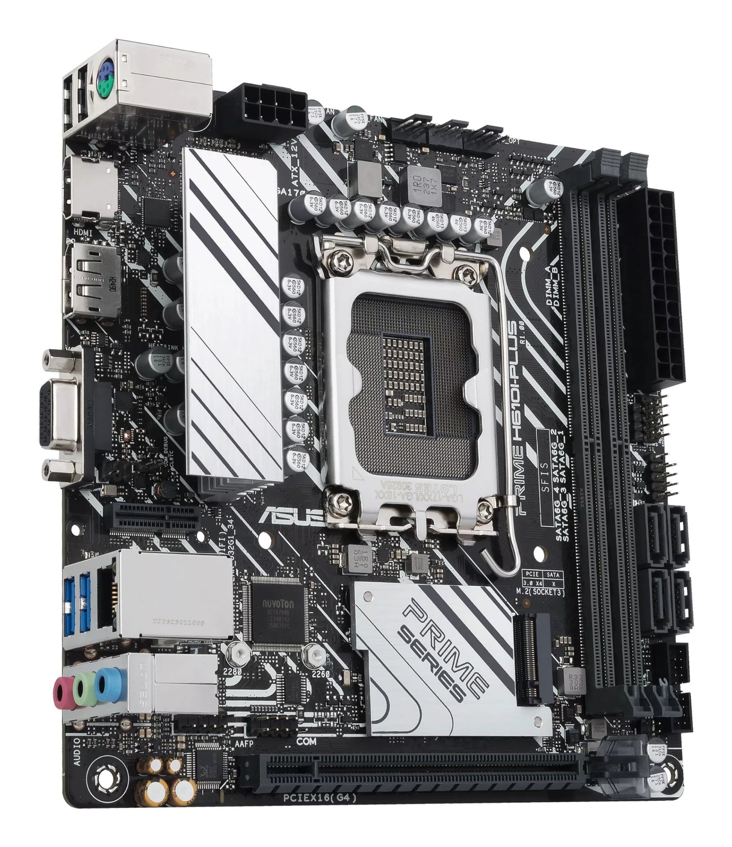 ASUS PRIME H610I-PLUS-CSM Intel H610 LGA 1700 mini ITX Motherboard