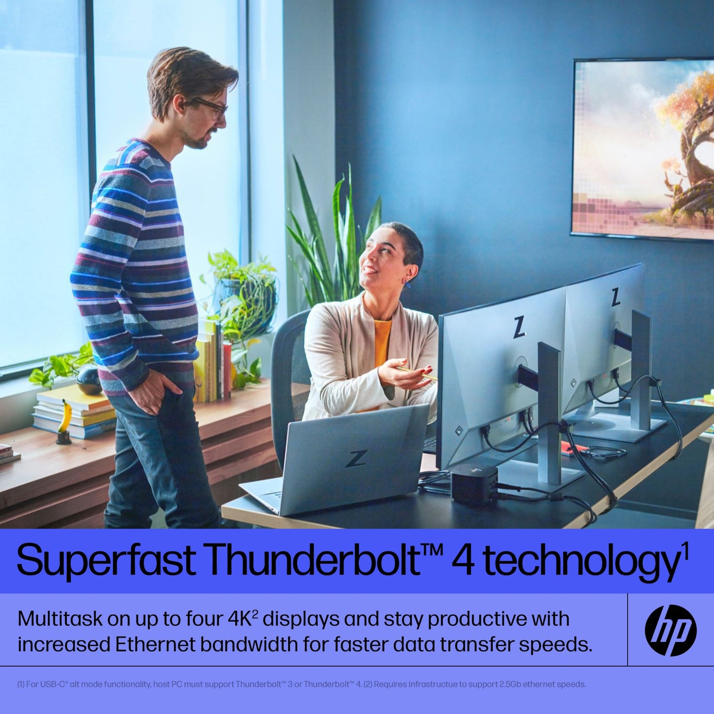 HP G4 w/Combo Cable Thunderbolt 4 Docking Station 280W