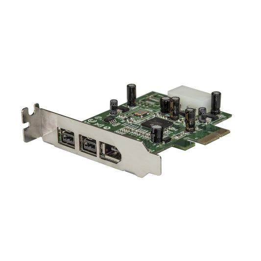 StarTech.com 3 Port 2b 1a Low Profile 1394 PCI Express FireWire Card Adapter Hub