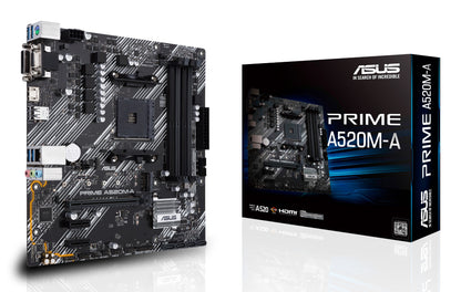 ASUS PRIME A520M-A II/CSM AMD A520 Socket AM4 micro ATX Motherboard