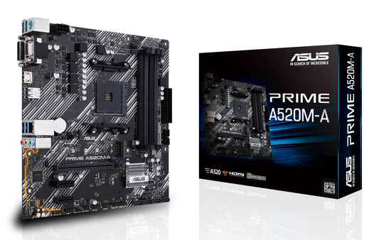 ASUS PRIME A520M-A II/CSM AMD A520 Socket AM4 micro ATX Motherboard