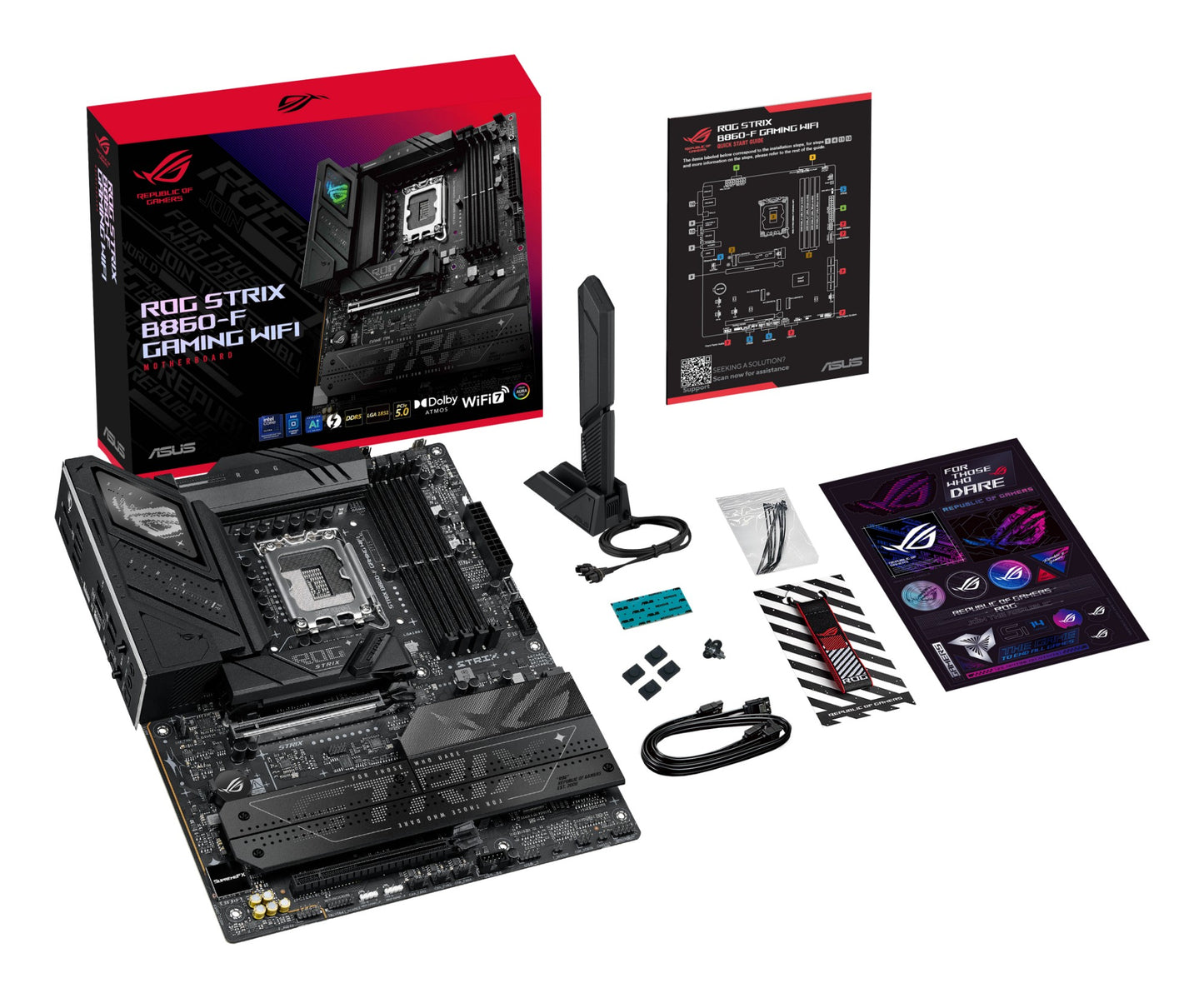 ASUS ROG STRIX B860-F GAMING WIFI Intel B860 LGA 1851 (Socket V1) ATX Motherboard