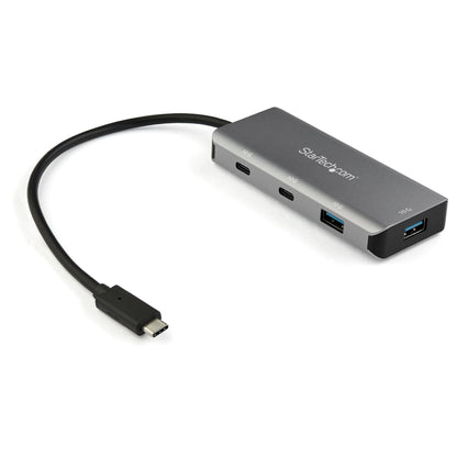 StarTech.com 4 Port USB C Hub w/ 2x USB A & 2x USB C - SuperSpeed 10Gbps USB Type-C