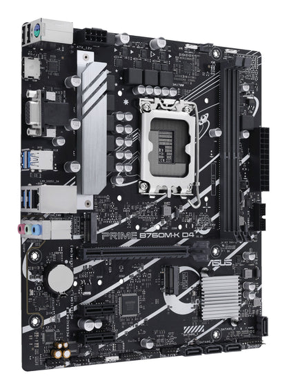 ASUS PRIME B760M-K D4 Intel B760 LGA 1700 micro ATX Motherboard