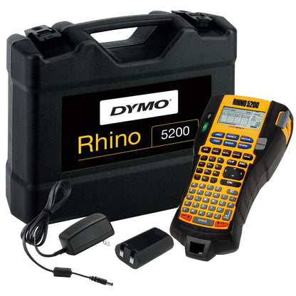 DYMO RHINO 5200 Industrial Label Maker | Labelling Machine Kit Case | Time-Saving Label Printer
