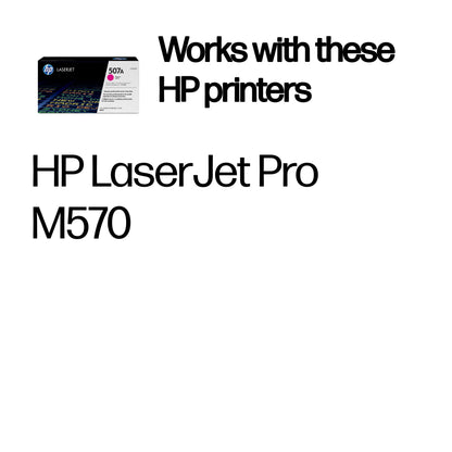 HP CE403A/507A Magenta Toner Cartridge (6K pages, HP LaserJet EP 500)