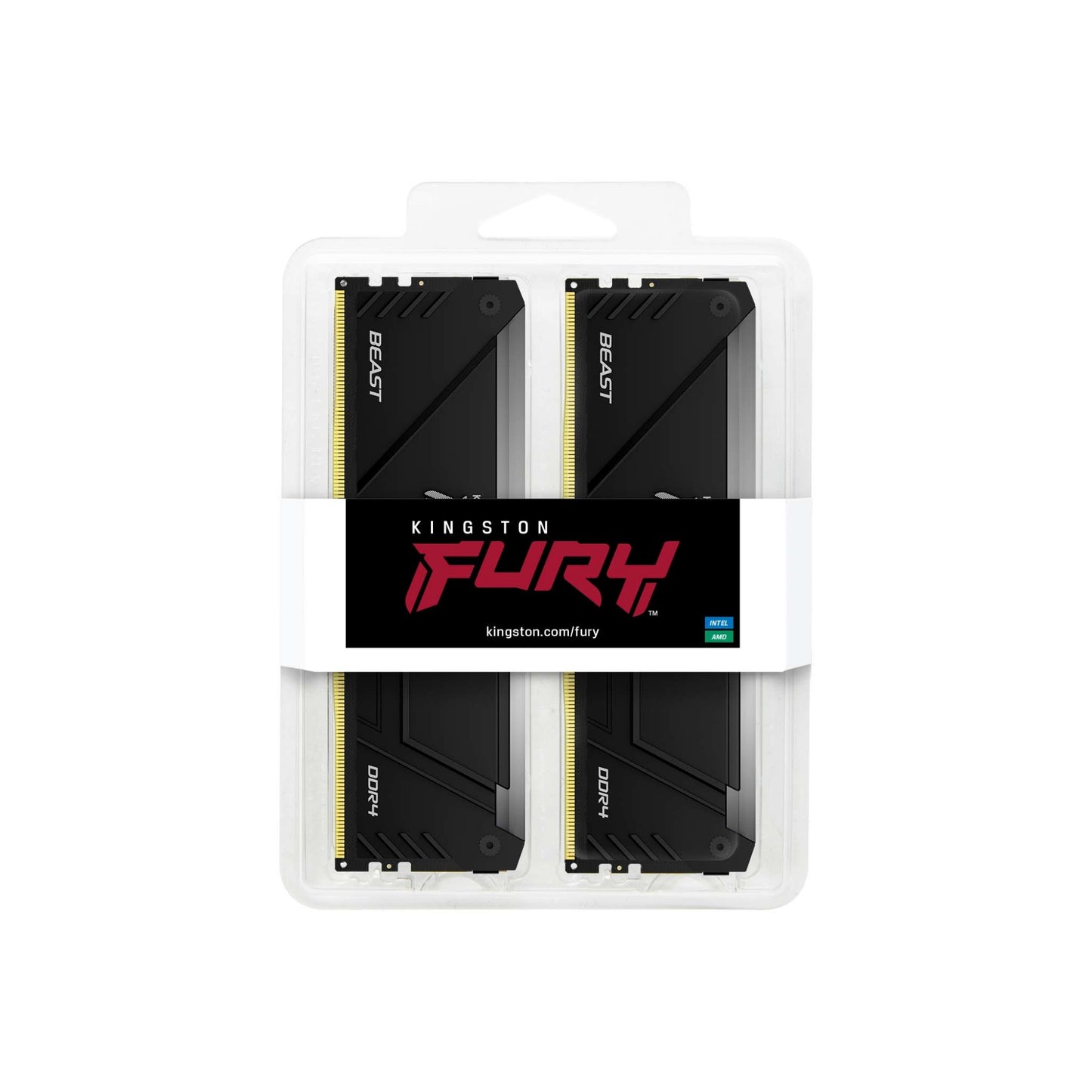Kingston Technology FURY Beast 32GB DDR4 3200MT/s CL16 Desktop RAM (B2AK232)