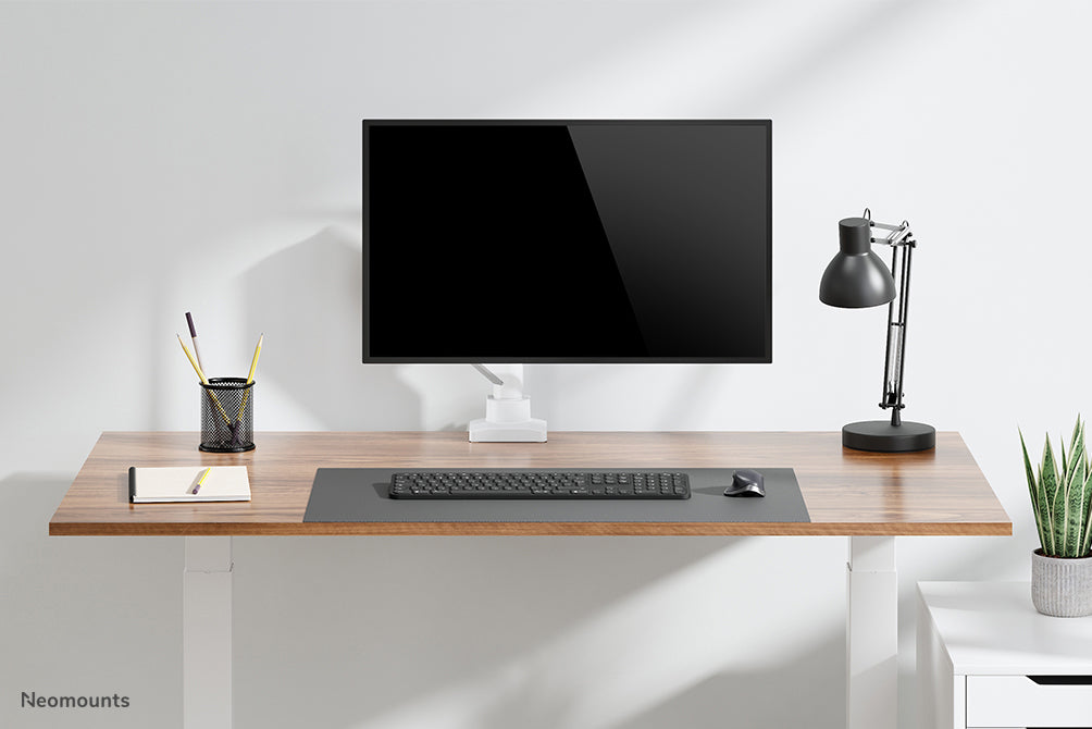 Neomounts DS70-450WH1 Monitor arm 17-42" - gas spring - Topfix - 180°-stop