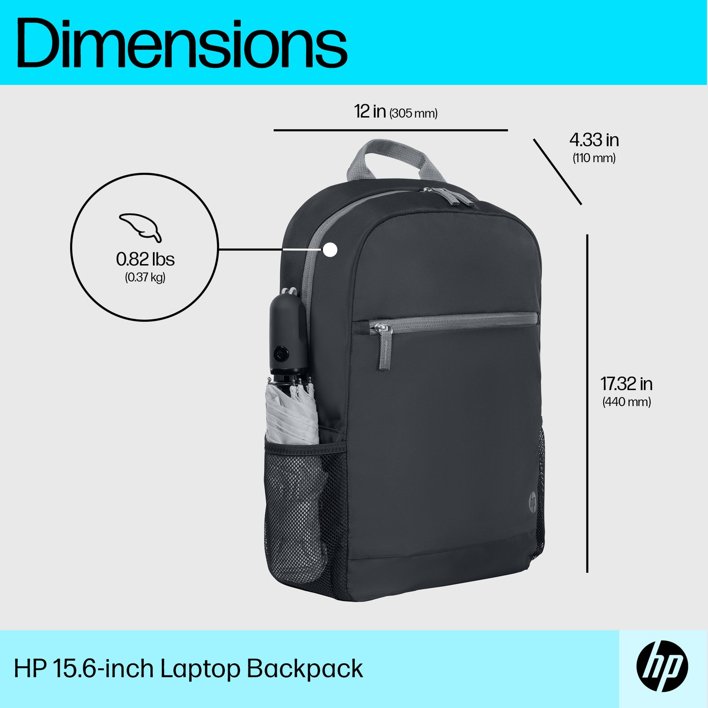HP 15.6-inch Laptop Backpack Laptop Bag