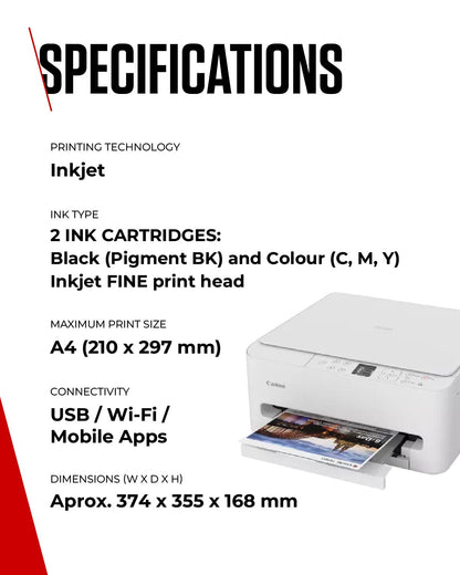 Canon PIXMA TS6550i Inkjet A4 1200 x 1200 DPI Wi-Fi Printer