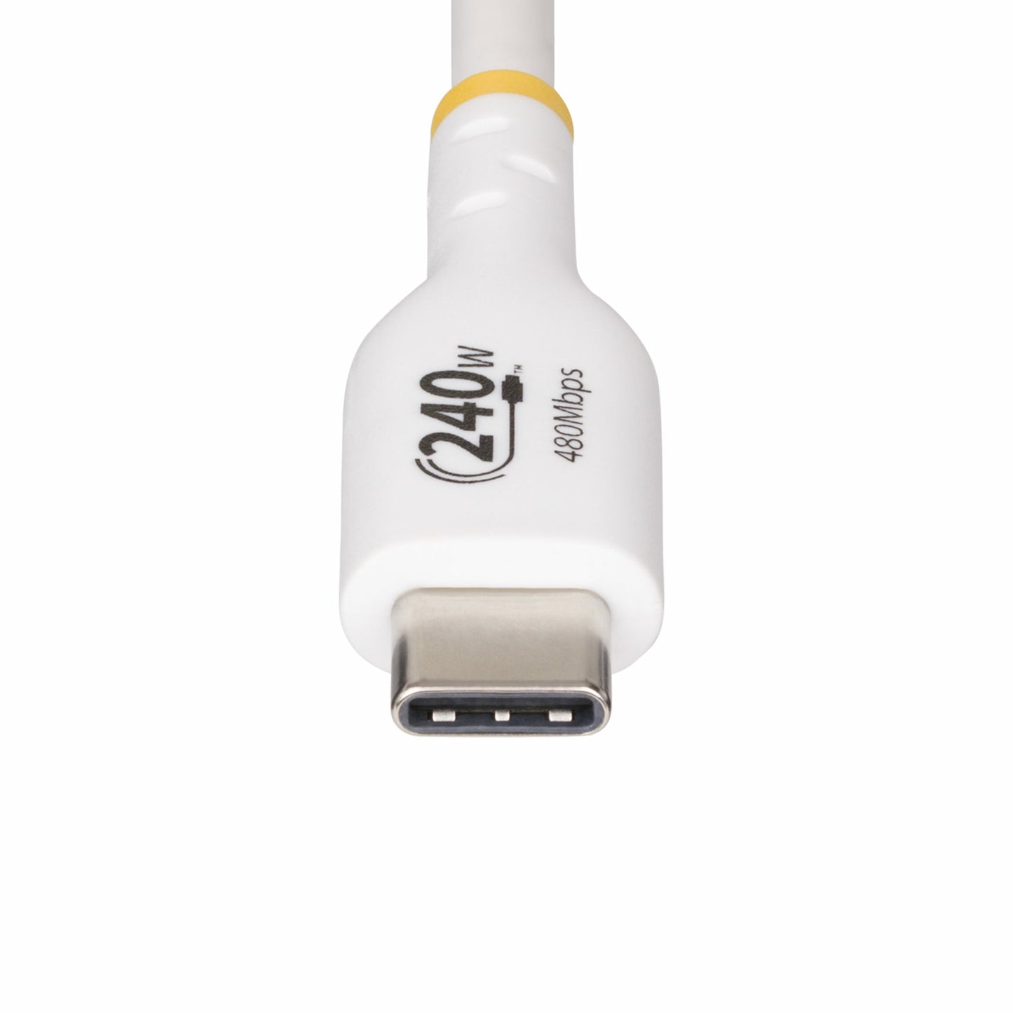 StarTech.com 10ft (3m) USB-C Charging Cable, Charge & Sync, 240W (5A) PD EPR, USB (White)