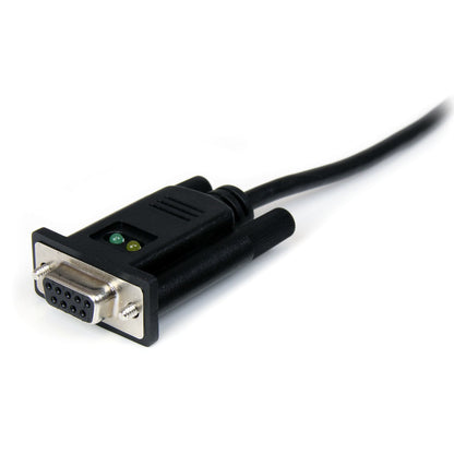 StarTech.com 6ft (1.8m) 1-Port USB to Serial RS232 Adapter, FTDI DB9 Serial DCE Cable