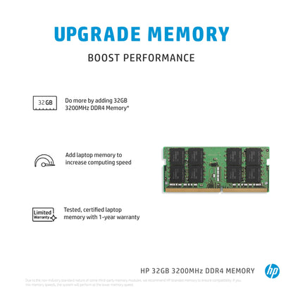 HP 32GB DDR4 3200MT/s SO-DIMM Laptop RAM (67AAAC3)
