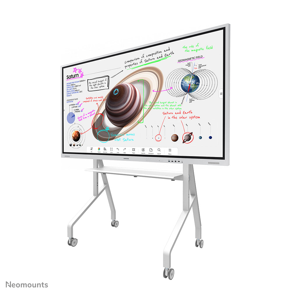Neomounts FL50-525WH1 TV trolley 55-86" - fast installation - TÜV