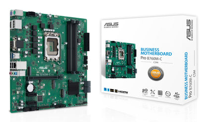 ASUS PRO B760M-C-CSM Intel B760 LGA 1700 micro ATX Motherboard