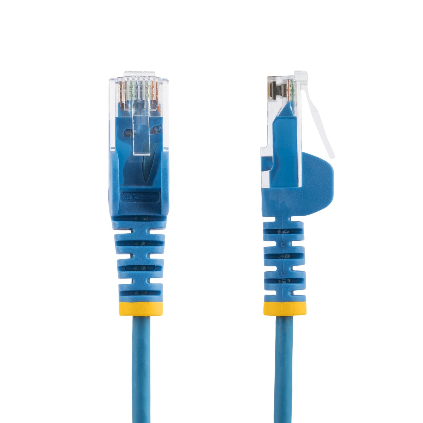 StarTech.com 15m Blue Slim CAT6 Ethernet Cable, Snagless, 100W PoE, UTP, LSZH, 28AWG
