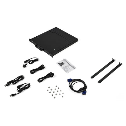 StarTech.com Rackmount KVM Console - Single Port VGA KVM with 17" LCD Monitor for