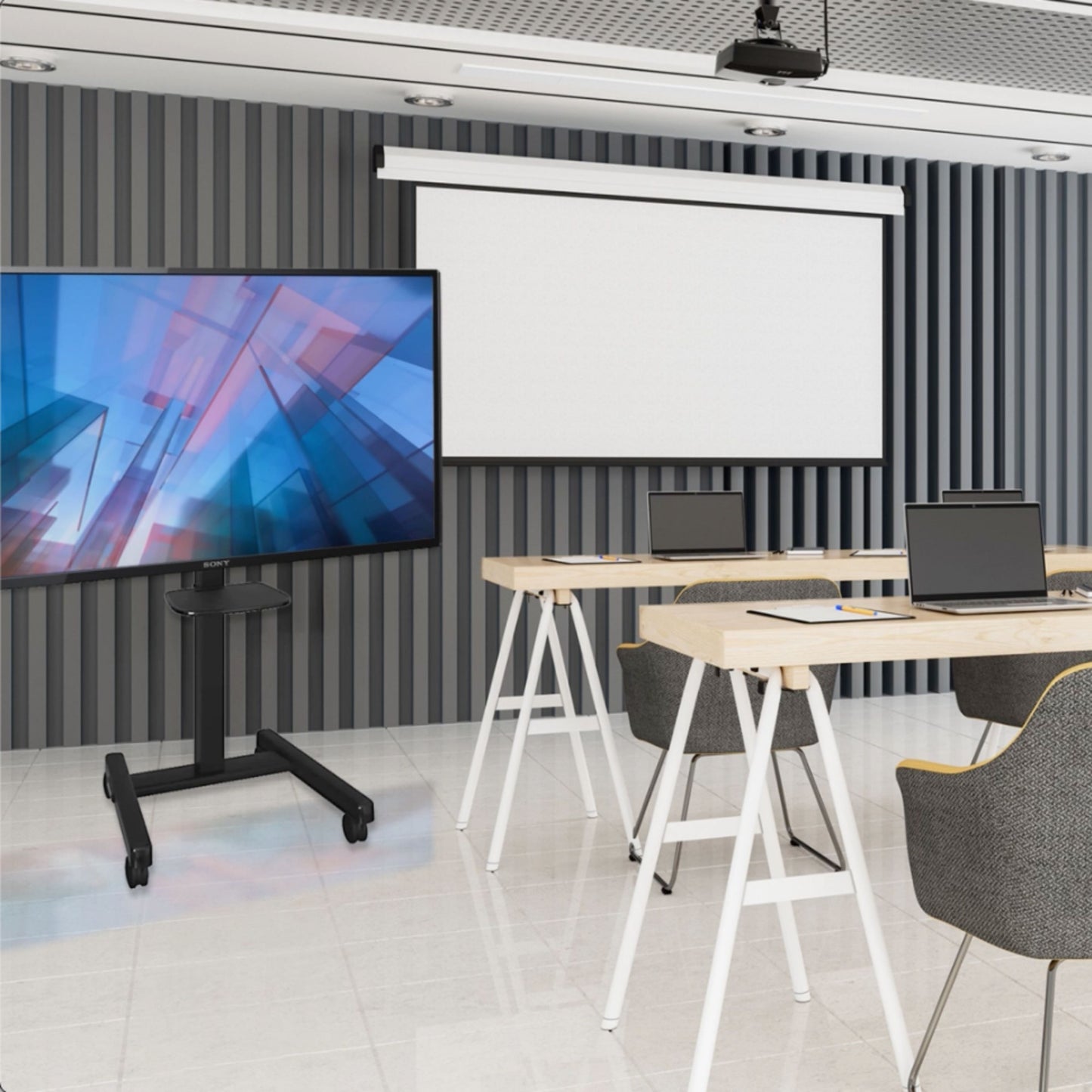 Chief Fit Mobile Cart for Interactive Displays Mount