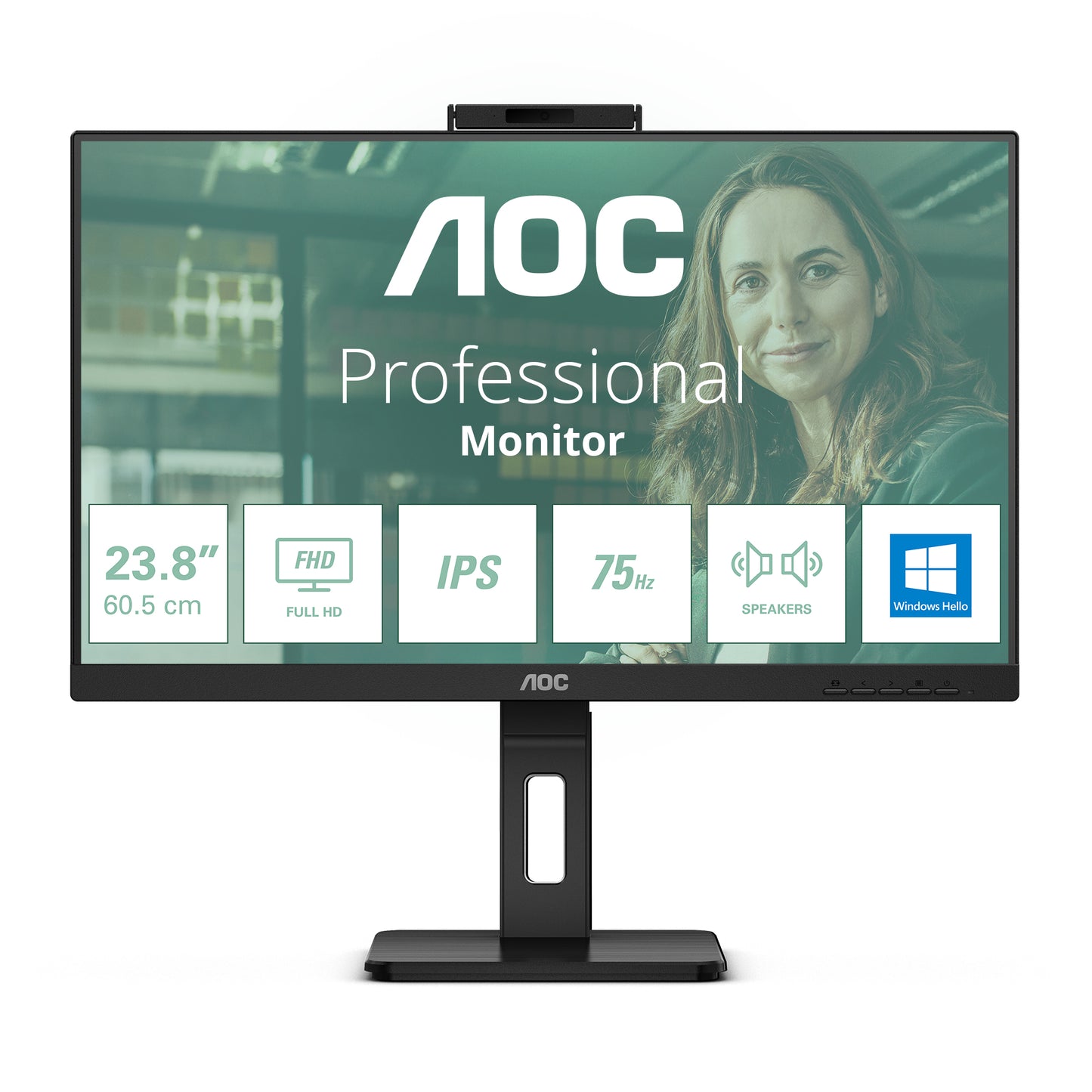 AOC 24P3CW 23.8" Full HD IPS 100Hz Monitor
