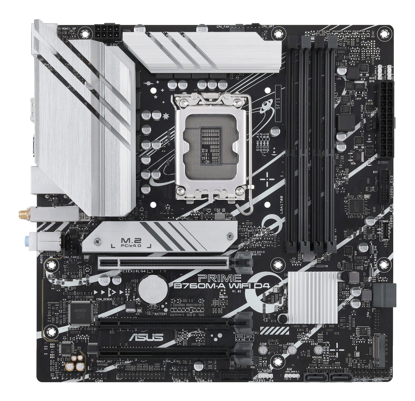 ASUS PRIME B760M-A WIFI D4 Intel B760 LGA 1700 micro ATX Motherboard