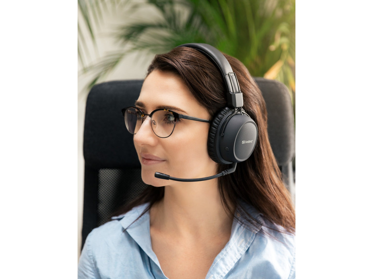 Sandberg Wireless Headset ANC FlexMic