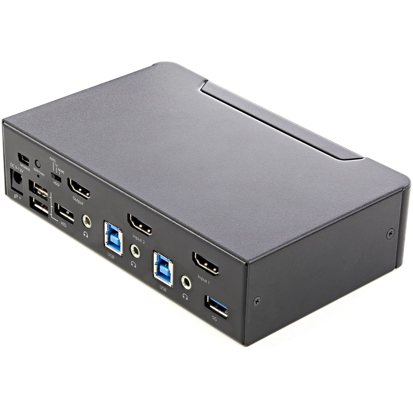 StarTech.com 2 Port HDMI KVM Switch - Single Monitor 4K 60Hz Ultra HD HDR - Desktop