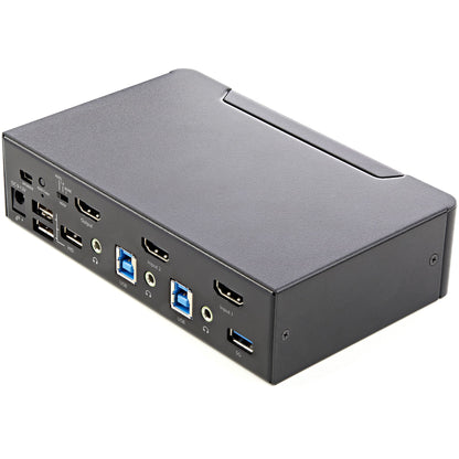 StarTech.com 2 Port HDMI KVM Switch - Single Monitor 4K 60Hz Ultra HD HDR - Desktop