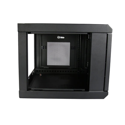 StarTech.com 2-Post 6U Wall Mount Network Cabinet with 1U Shelf, 19" Wall-Mounted Rack