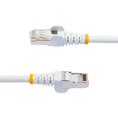 StarTech.com 5m CAT6a Ethernet Cable - White - Low Smoke Zero Halogen (LSZH) - 10GbE