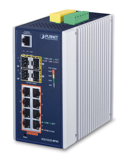 Planet IGS-5225-8P4S network switch PoE