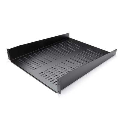 StarTech.com 2U Server Rack Shelf - Universal Vented Rack Mount Cantilever Tray for (HELF22V)